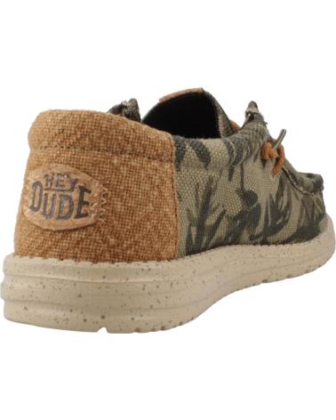 Man Boat shoes HEY DUDE WALLY PALM JUTE KAKI