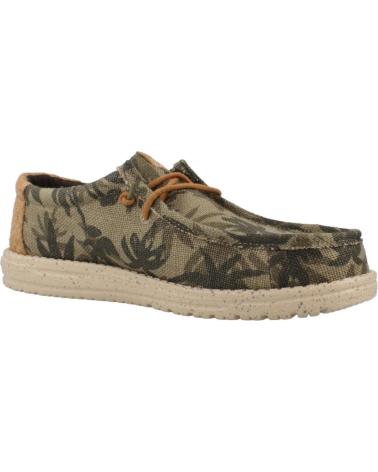 Man Boat shoes HEY DUDE WALLY PALM JUTE KAKI