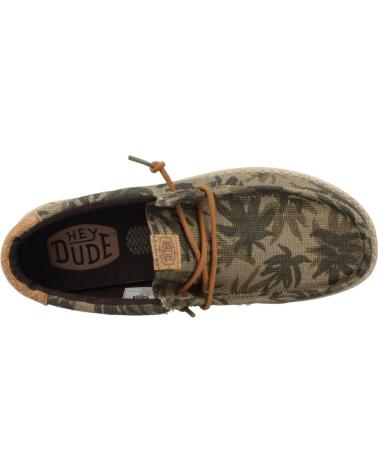 Man Boat shoes HEY DUDE WALLY PALM JUTE KAKI