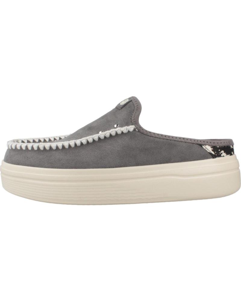 HEY DUDE ZUECOS MUJER MODELO AUSTIN LIFT WESTERN COLOR GRIS CHRCAL