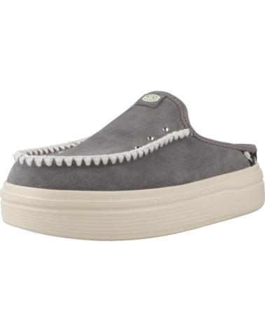 HEY DUDE ZUECOS MUJER MODELO AUSTIN LIFT WESTERN COLOR GRIS CHRCAL