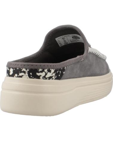 HEY DUDE ZUECOS MUJER MODELO AUSTIN LIFT WESTERN COLOR GRIS CHRCAL
