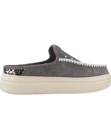 HEY DUDE ZUECOS MUJER MODELO AUSTIN LIFT WESTERN COLOR GRIS CHRCAL