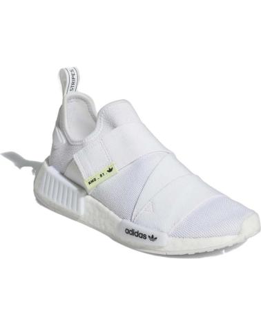 Deportivas ADIDAS  de Niña y Niño ZAPATILLAS NMDR1 PARA MUJER EN COLOR  BLANCO