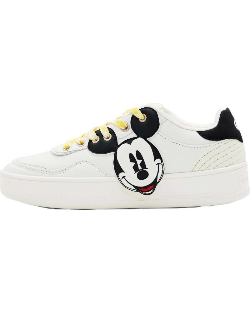 Zapatillas deporte DESIGUAL de Mujer ZAPATILLAS FANCY MICKEY WHITE Zapatillas deporte DESIGUAL de Mujer ZAPATILLAS FANCY MICKEY WHITE