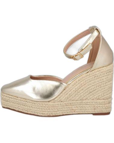 Zapatos de cuña L&R SHOES  de Mujer LR SHOES 5119 ALPARGATAS DE ESPARTO PARA MUJER  ORO