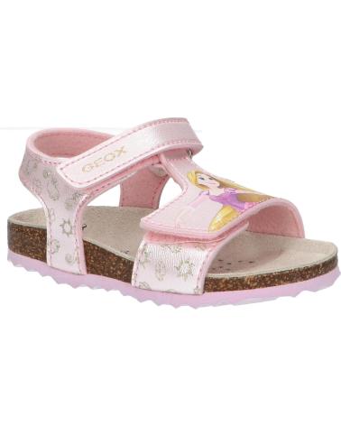 Sandálias GEOX  de Menina B152RC 000NF B SANDAL CHALKI C8010 LT PINK  ROSA