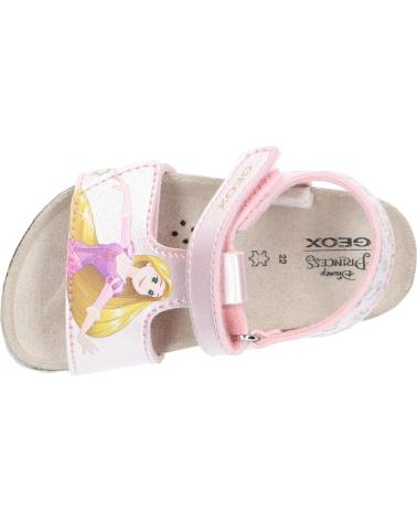 Sandálias GEOX  de Menina B152RC 000NF B SANDAL CHALKI C8010 LT PINK  ROSA