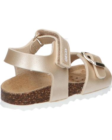 girl Sandals GEOX B922RA 000NF B SANDAL CHALKI  C2010 PLATINUM