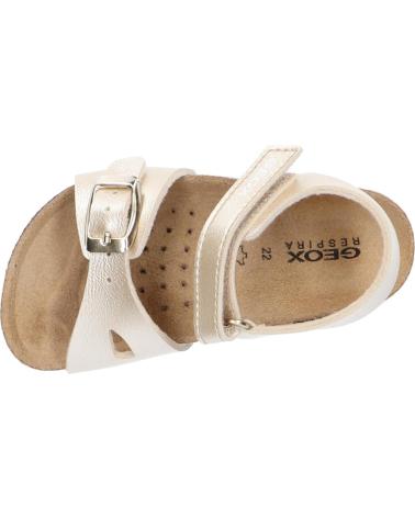 girl Sandals GEOX B922RA 000NF B SANDAL CHALKI  C2010 PLATINUM