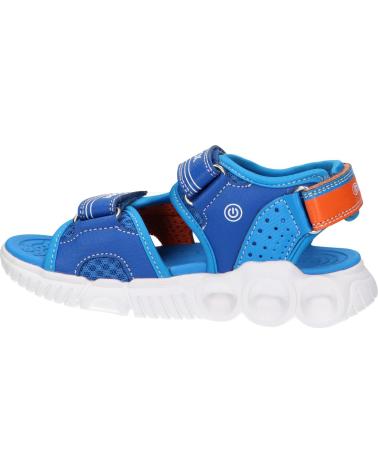 boy Sandals GEOX J25GGA 014BU J SANDAL WROOM C0685 ROYAL-ORANGE AZUL