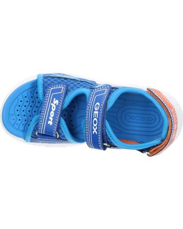 boy Sandals GEOX J25GGA 014BU J SANDAL WROOM C0685 ROYAL-ORANGE AZUL