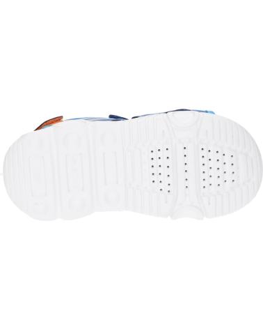 boy Sandals GEOX J25GGA 014BU J SANDAL WROOM C0685 ROYAL-ORANGE AZUL