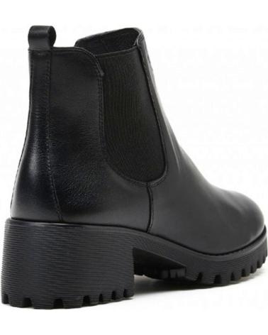 Botines de Mujer 24 HORAS BOTAS PIEL NEGRAS CONFORT MIST-S NEGRO