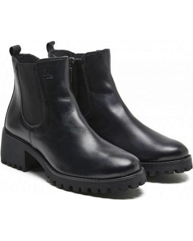 Botines de Mujer 24 HORAS BOTAS PIEL NEGRAS CONFORT MIST-S NEGRO
