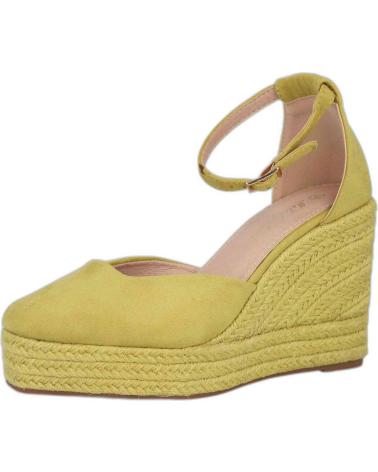 Sandalias L&R SHOES  de Mujer LR SHOES 5119 ALPARGATAS DE ESPARTO PARA MUJER  LIMON