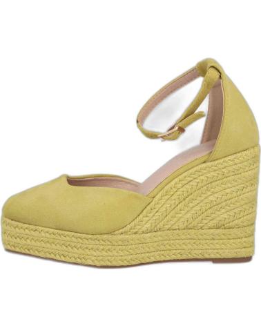 Sandalias L&R SHOES  de Mujer LR SHOES 5119 ALPARGATAS DE ESPARTO PARA MUJER  LIMON