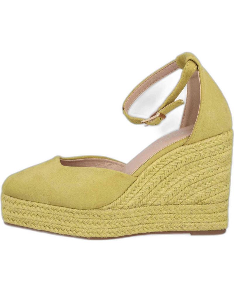 Sandalias L&R SHOES  de Mujer LR SHOES 5119 ALPARGATAS DE ESPARTO PARA MUJER  LIMON