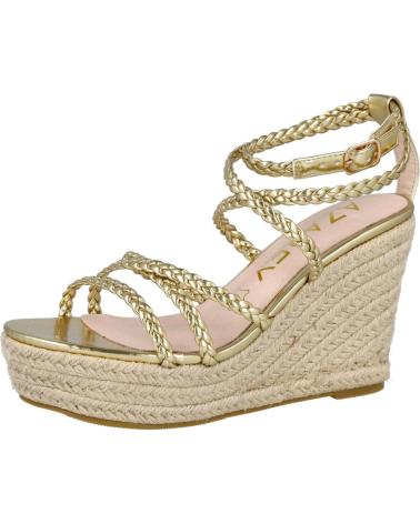 Sandalias AZAREY  de Mujer CUNAS DE ESPARTO LR572H436M PARA MUJER EN COLOR  GRIS