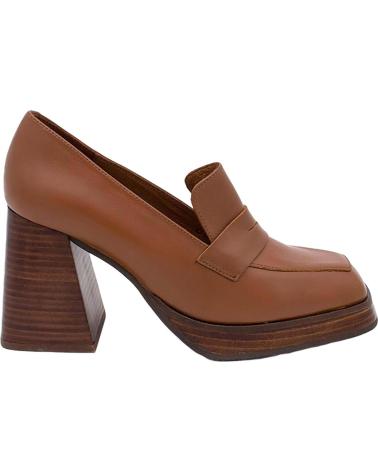 Zapatos de tacón ANGEL ALARCON  per Donna MOCASINES TULAR PARA MUJER EN COLOR  MARRON
