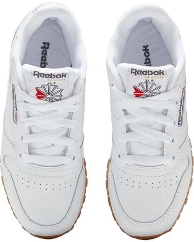 Sneaker für Mädchen und Junge REEBOK ZAPATILLAS CLASSIC LEATHER PARA NINOS UNISEX EN COLOR BLANCO