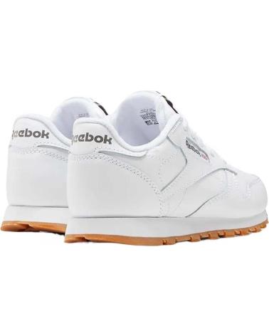 Sneaker für Mädchen und Junge REEBOK ZAPATILLAS CLASSIC LEATHER PARA NINOS UNISEX EN COLOR BLANCO