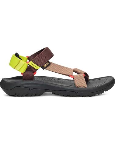 SANDALI TEVA MARRONE BEIGE GIALLO NEON DA UOMO MARRON