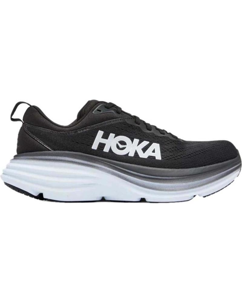 Zapatillas deporte de Hombre HOKA ZAPATILLAS BONDI 8 PARA UNISEX EN COLOR NEGRO NEGRO