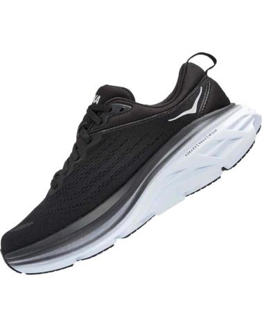 Zapatillas deporte de Hombre HOKA ZAPATILLAS BONDI 8 PARA UNISEX EN COLOR NEGRO NEGRO