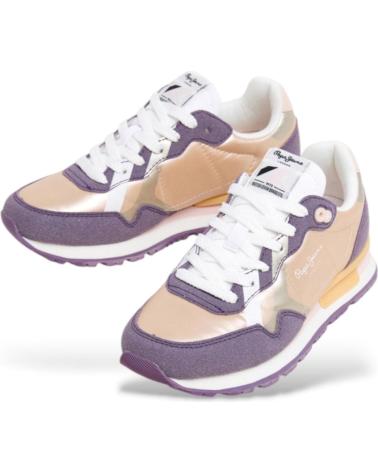 Sportschuhe PEPE JEANS  für Damen DEPORTIVO CASUAL DE TELA CON SUELA DE GOMA  PURPLE