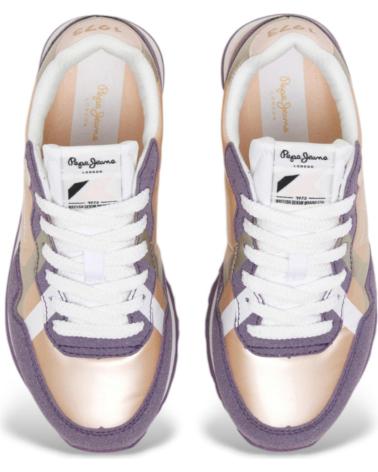 Sportschuhe PEPE JEANS  für Damen DEPORTIVO CASUAL DE TELA CON SUELA DE GOMA  PURPLE