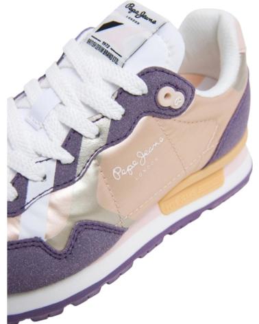 Sportschuhe PEPE JEANS  für Damen DEPORTIVO CASUAL DE TELA CON SUELA DE GOMA  PURPLE
