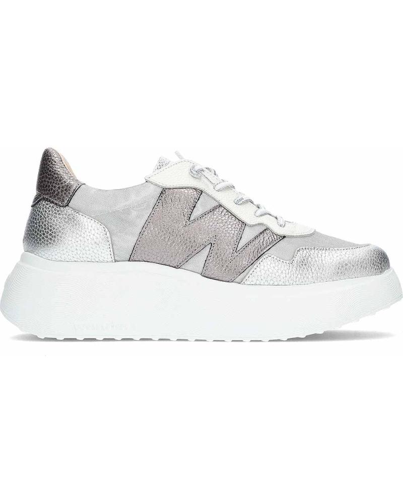 WONDERS ZAPATILLAS DEPORTIVAS DE MUJER ZENIT A-3622 PLATA