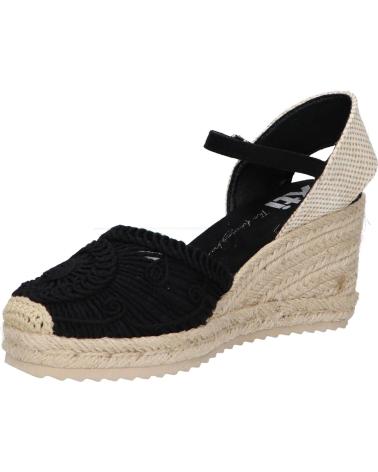 Sandálias XTI  de Mulher 143845  TEXTIL NEGRO