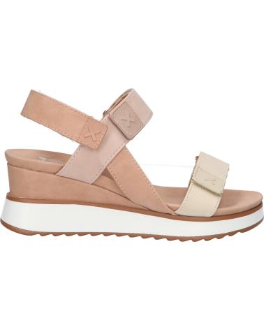Woman Sandals XTI SANDALIA VELCROS CUNA 6 CM  MARRóN
