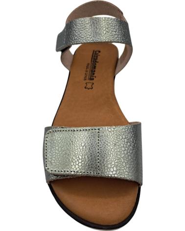 Sandalias CALZADOMANIA  de Mujer SANDALIA DE PIEL  PLATA