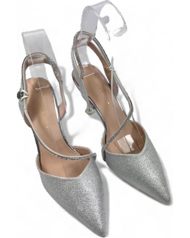 Sandales pour Femme TIMBOS SANDALIA TACON FIESTA DE MUJER PLATA 131174 PLATEADO