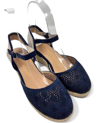 Sandales TIMBOS  pour Femme SANDALIA CUNA ESPARTO MUJER MARINO 131164  AZUL