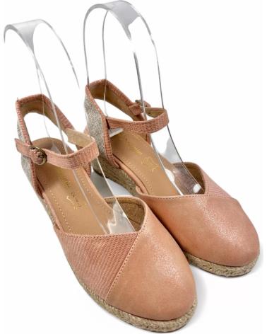 Sandales TIMBOS  pour Femme SANDALIA CUNA ESPARTO MUJER NUDE 131162  VARIOS COLORES