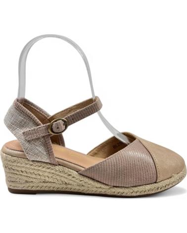 Sandales TIMBOS  pour Femme SANDALIA CUNA ESPARTO MUJER 131161  BEIGE