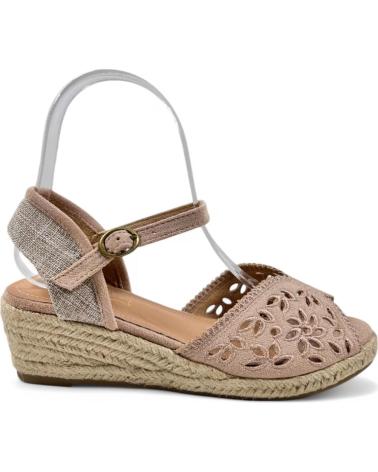 Sandales pour Femme TIMBOS SANDALIA CUNA ESPARTO MUJER 131159 BEIGE