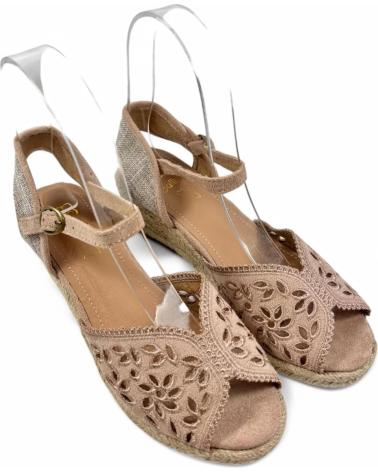 Sandales pour Femme TIMBOS SANDALIA CUNA ESPARTO MUJER 131159 BEIGE