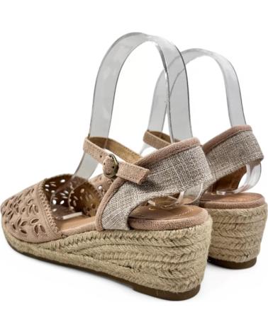 Sandales pour Femme TIMBOS SANDALIA CUNA ESPARTO MUJER 131159 BEIGE