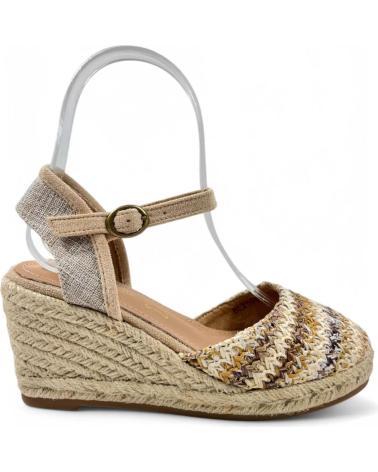 Sandales pour Femme TIMBOS SANDALIA CUNA ESPARTO MUJER 131157 BEIGE