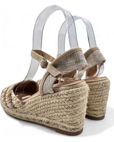 Sandales pour Femme TIMBOS SANDALIA CUNA ESPARTO MUJER 131157 BEIGE