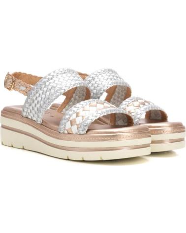 Sandálias de Mulher CARMELA SANDALIA DE MUJER EN PIEL CON CIERRE DE HEBILLA Y SUELA ANT NUDE