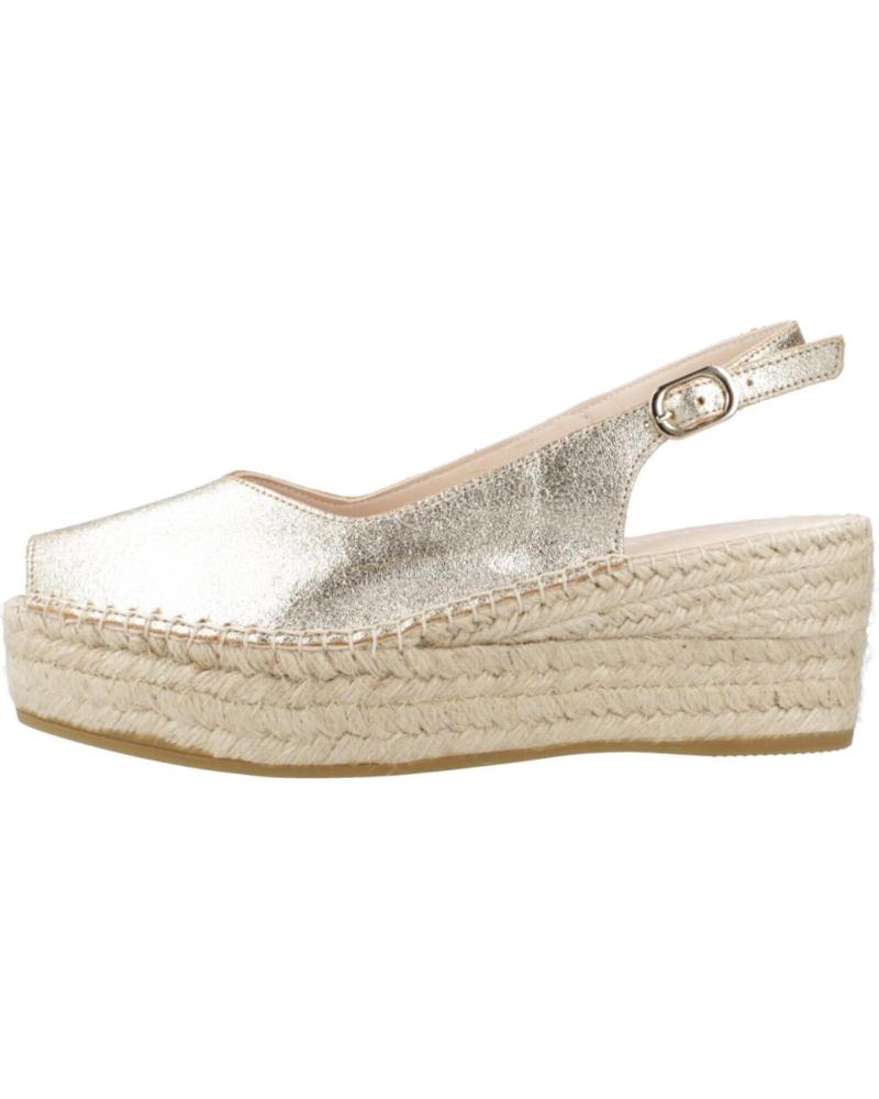 Sandalias de Mujer MACARENA ALPARGATAS MUJER MODELO JAVA100VE COLOR ORO PLTN