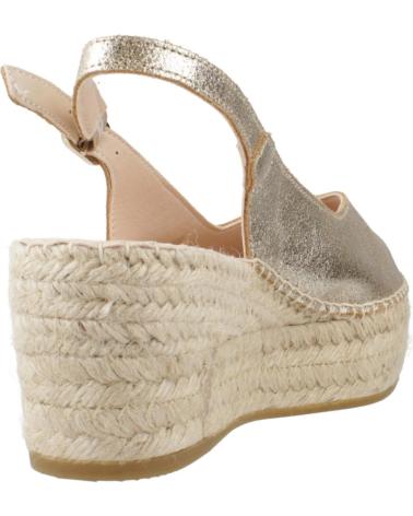 Sandalias de Mujer MACARENA ALPARGATAS MUJER MODELO JAVA100VE COLOR ORO PLTN
