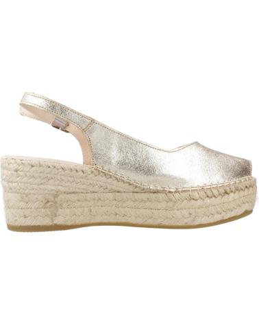 Sandalias de Mujer MACARENA ALPARGATAS MUJER MODELO JAVA100VE COLOR ORO PLTN