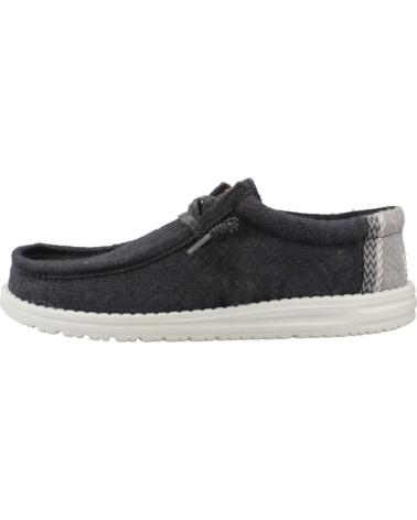 HEY DUDE INFORMALES HOMBRE MODELO WALLY JUTE COLOR NEGRO BLGRGR